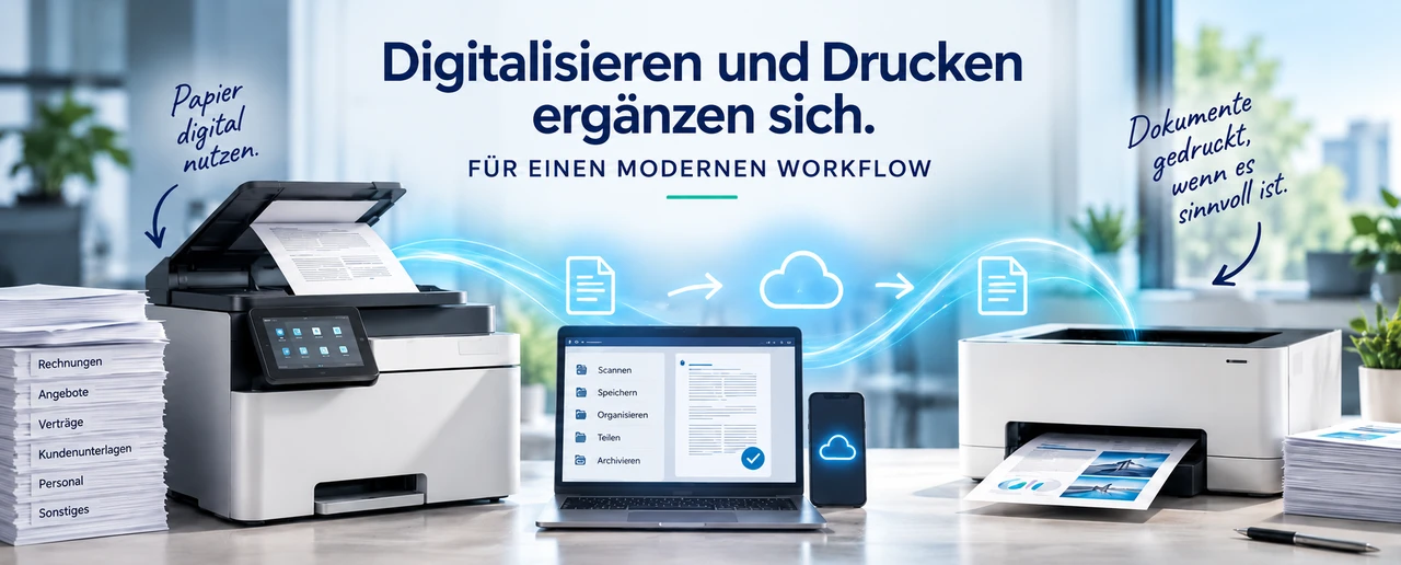 Digitales Büro Workflow