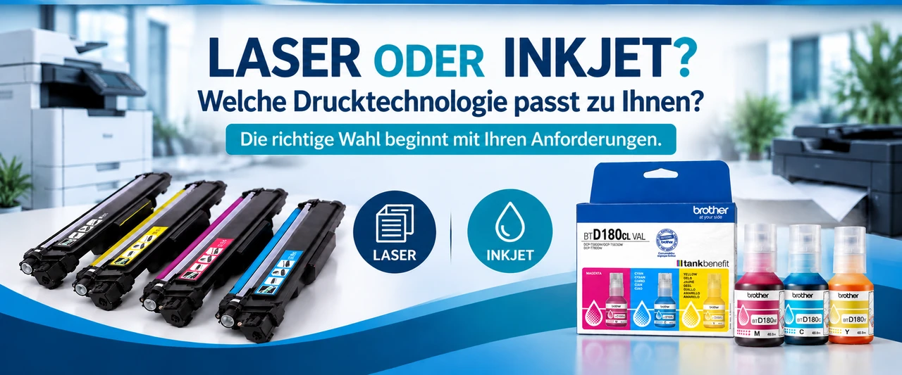 Laserdrucker oder Tintenstrahldrucker?